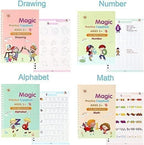 Sank Magic Practice Copybook (4 BOOKS,1 PEN,1 GRIP,10 REFILL)